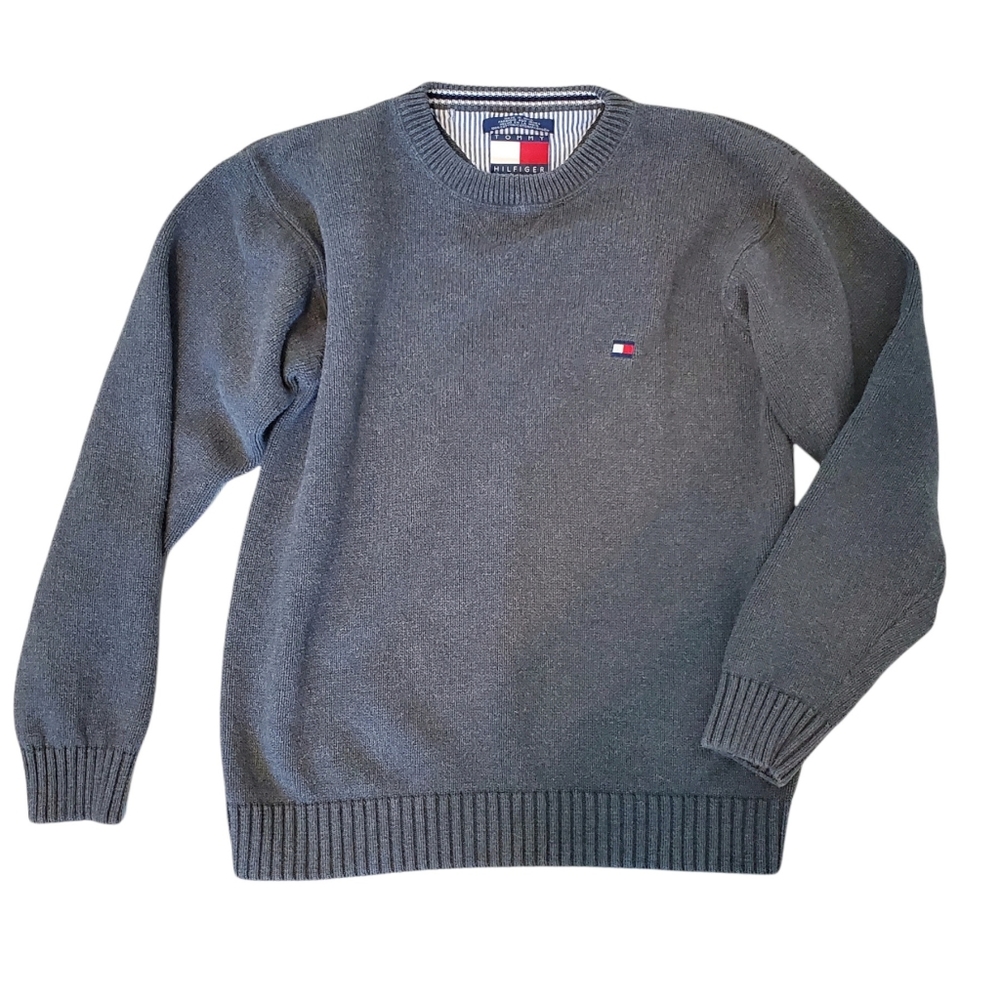 VINTAGE TOMMY HILFIGER Crew Neck Knit Pullover Sweater Size M Unisex